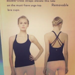 Tank with removable bra cups